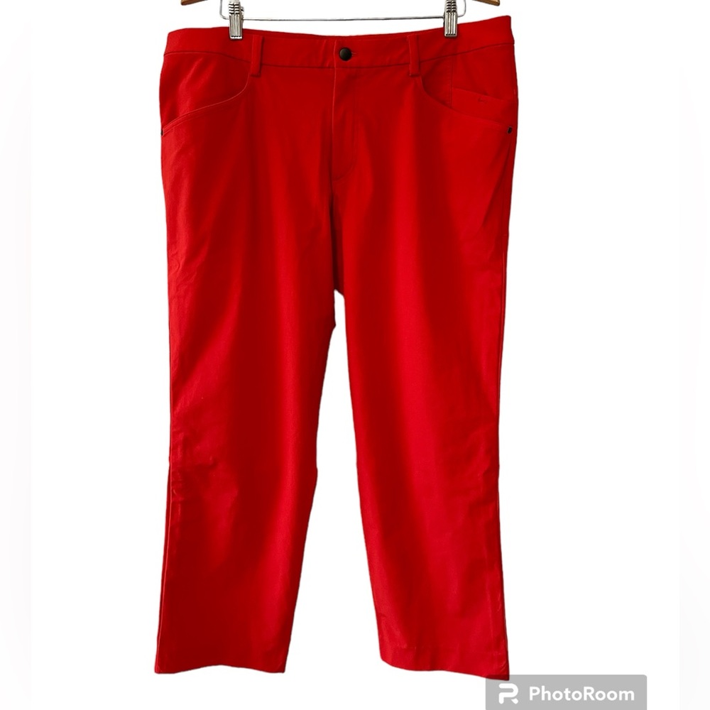 Lululemon Stretched Orange Pants Women's Size 40